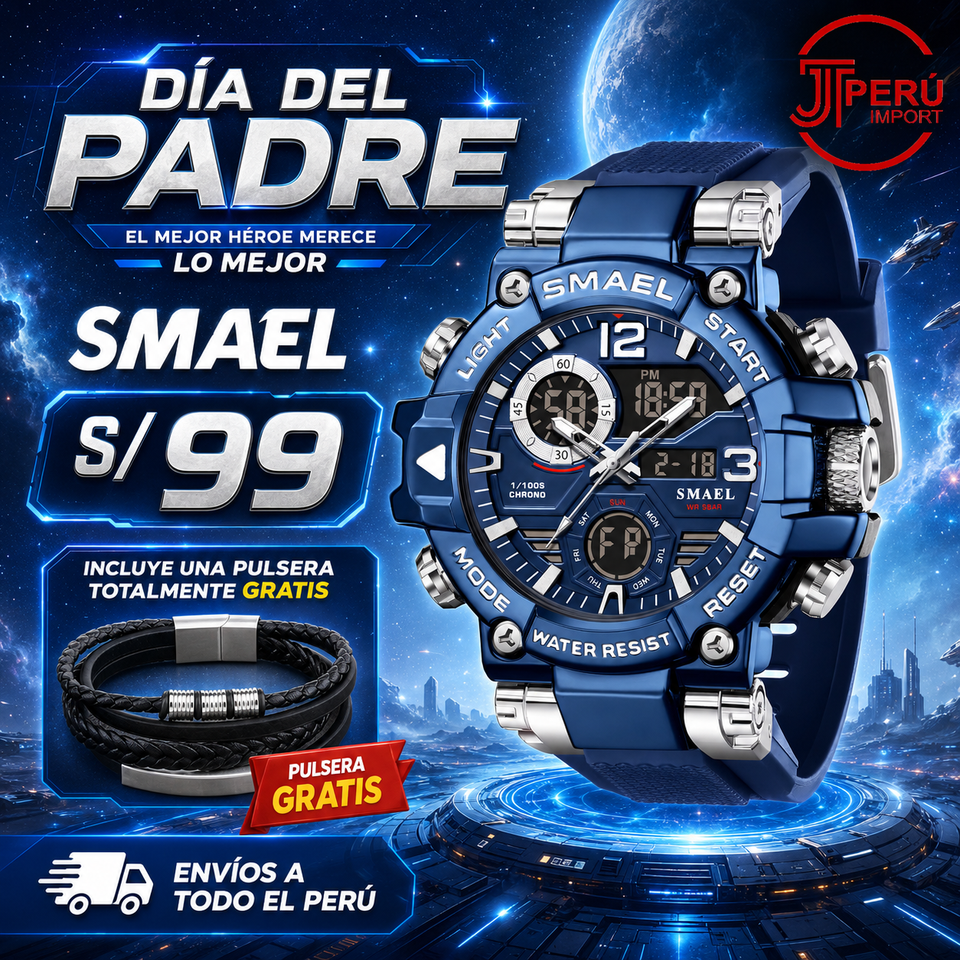 SMAEL 8110 SILVER BLUE