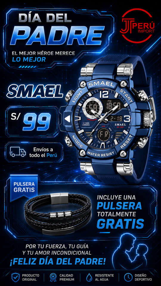 SMAEL 8110 SILVER BLUE