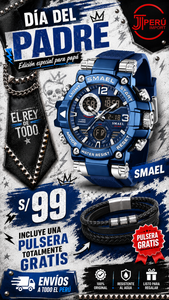 SMAEL 8110 SILVER BLUE