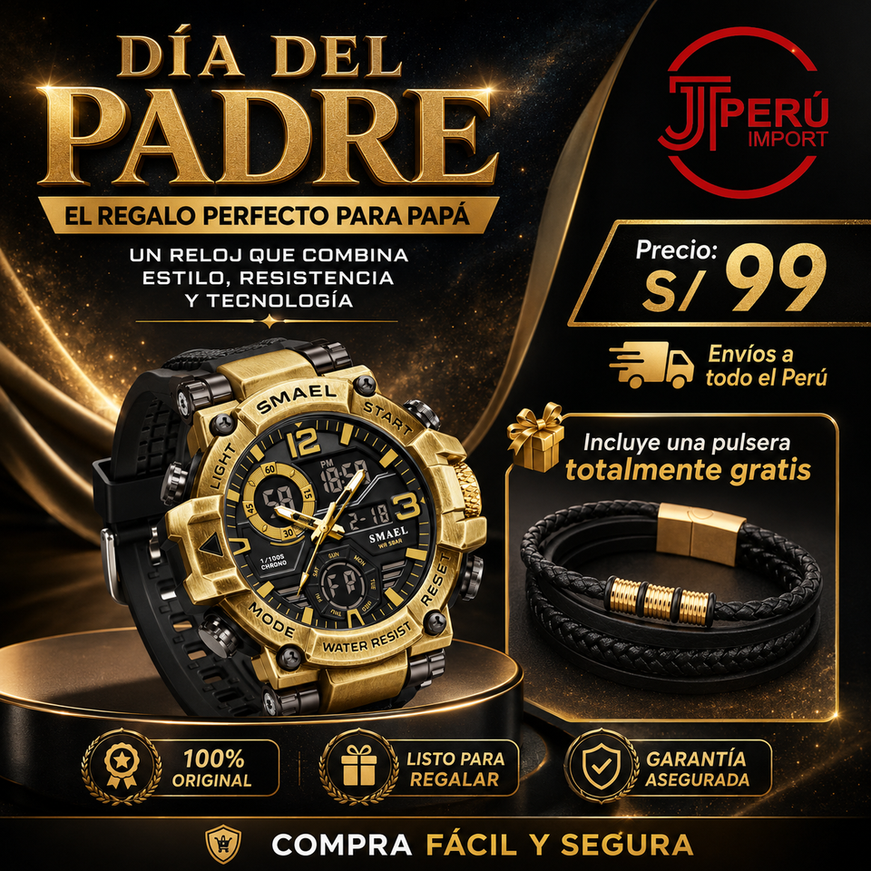 SMAEL 8110 GOLD BLACK