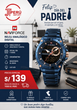 NAVIFORCE 9163 AZUL O NEGRO