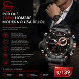 NAVIFORCE 9163 AZUL O NEGRO