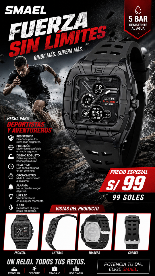 SMAEL 8135 BLACK