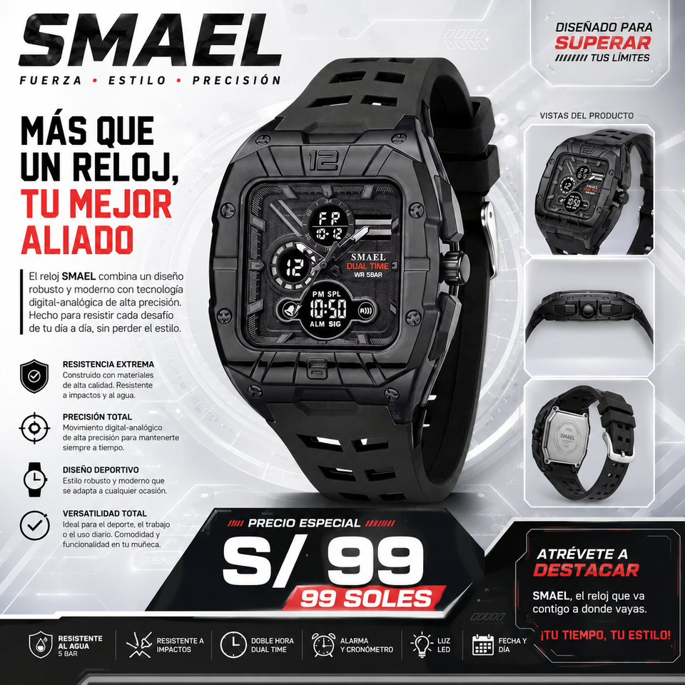 SMAEL 8135 BLACK