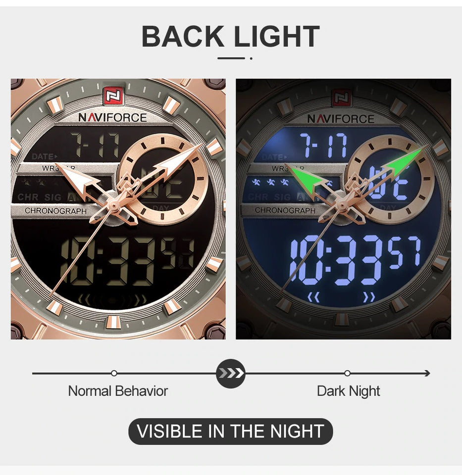 NAVIFORCE 9163 BROWN