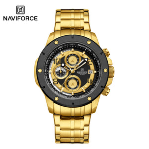 NAVIFORCE 8056 GOLD BLACK
