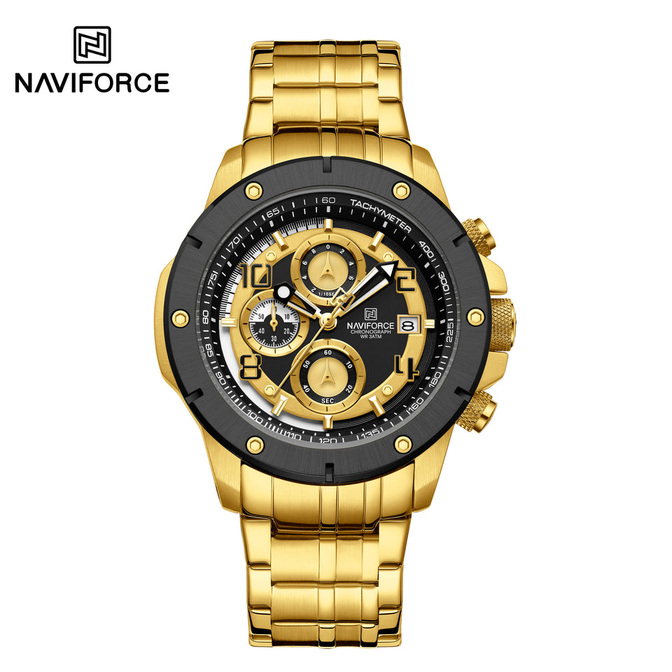 NAVIFORCE 8056 GOLD BLACK