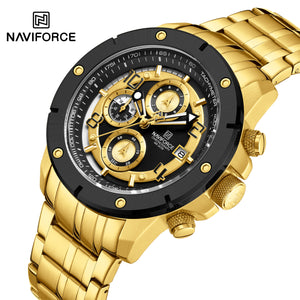 NAVIFORCE 8056 GOLD BLACK