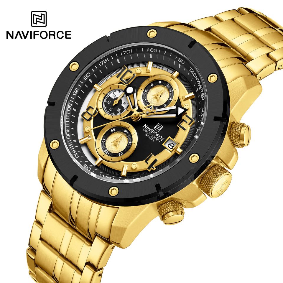 NAVIFORCE 8056 GOLD BLACK