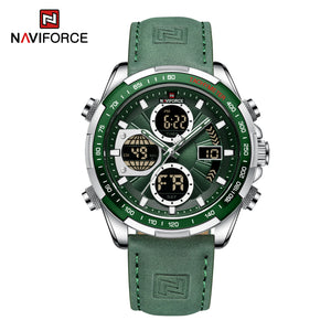 NAVIFORCE 9197 GREEN SILVER
