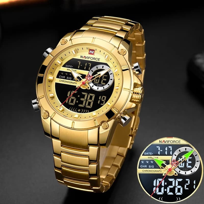 Naviforce Gold 9163