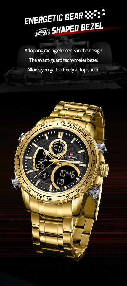 NAVIFORCE 9182 GOLD