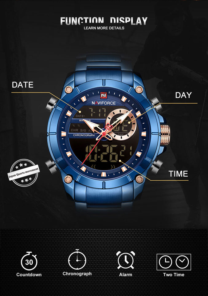 Naviforce 9163 Blue