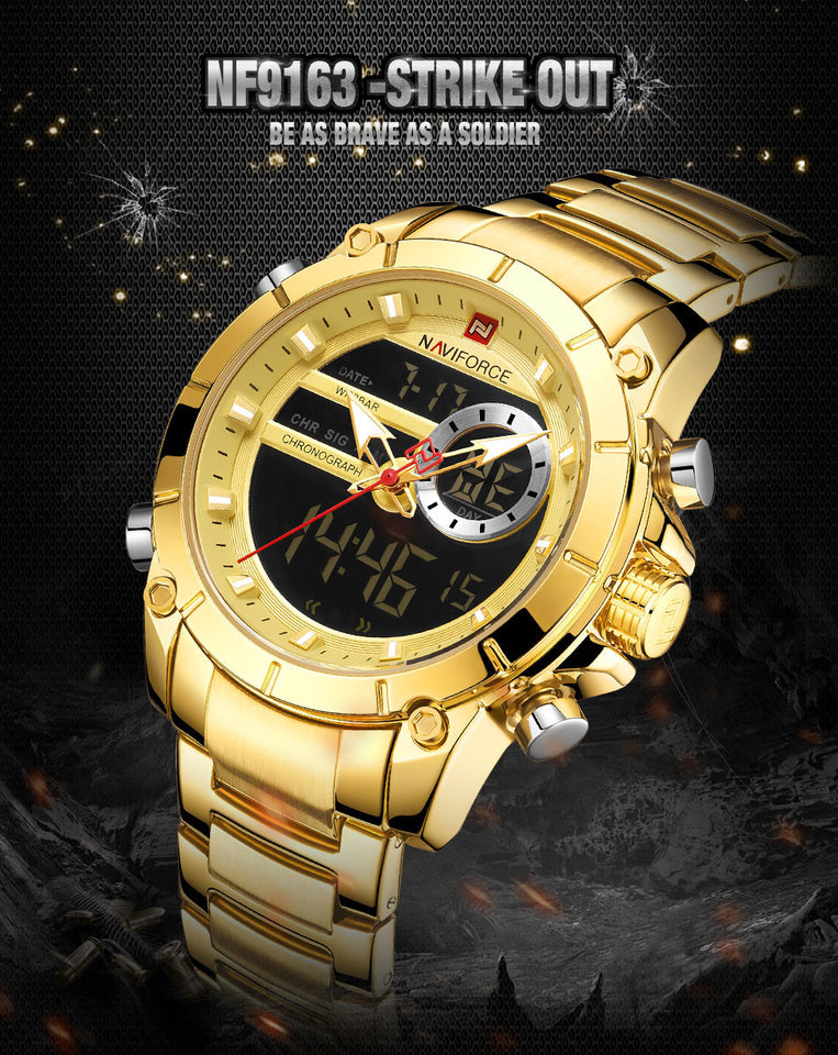 Naviforce Gold 9163