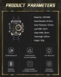 NAVIFORCE 9199 BLACK GOLD ROSE