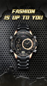NAVIFORCE 9199 BLACK GOLD ROSE