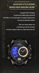 NAVIFORCE 9199 BLACK GOLD ROSE